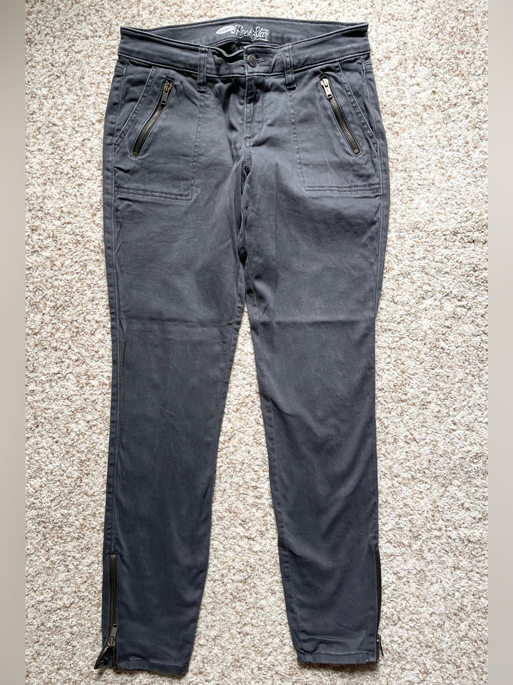 Old Navy Rockstar Zippered Skinny Pants